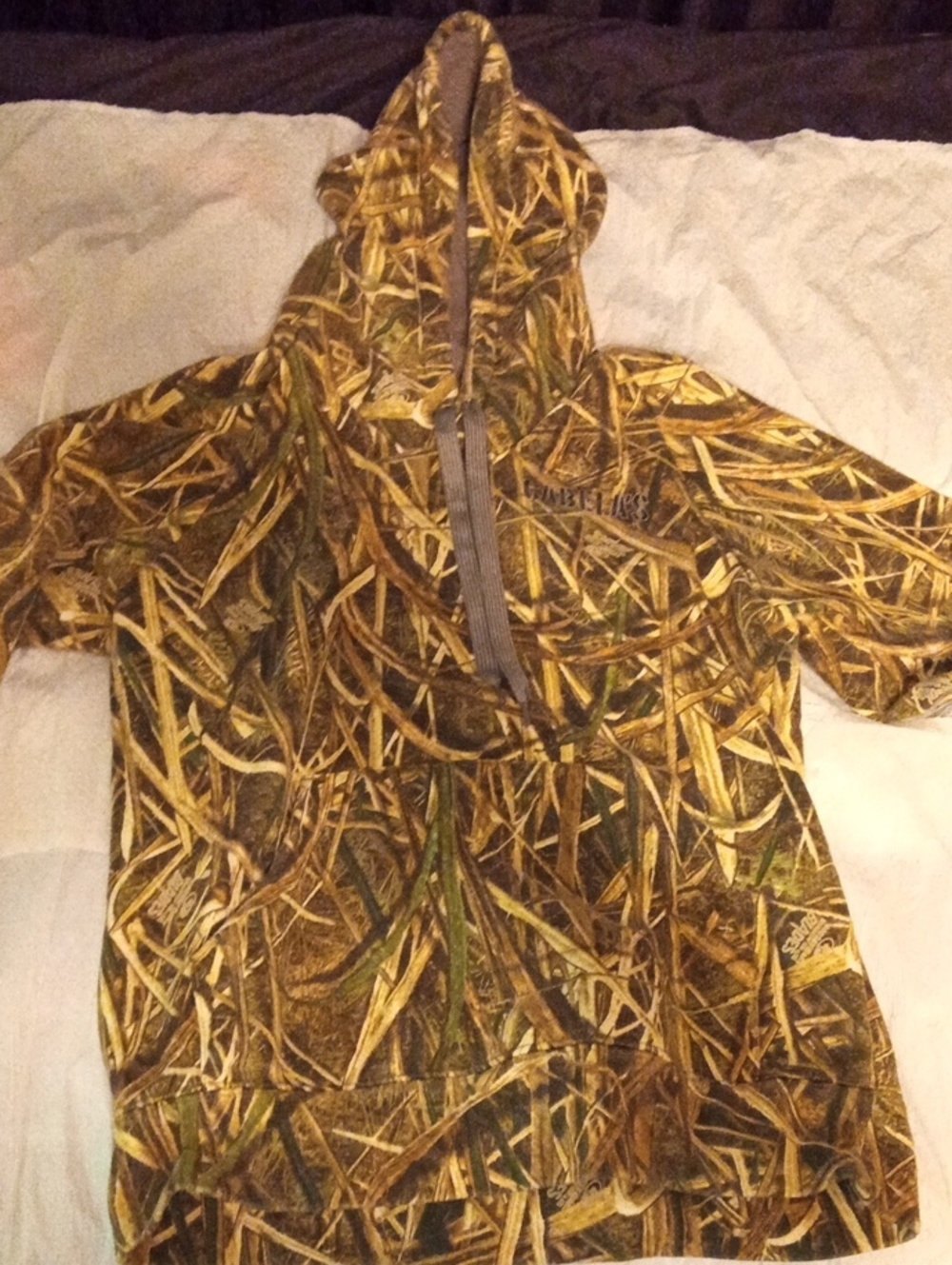 Cabela's Kids Realtree Camo Hooded Pullover in Brown, Tan, Green